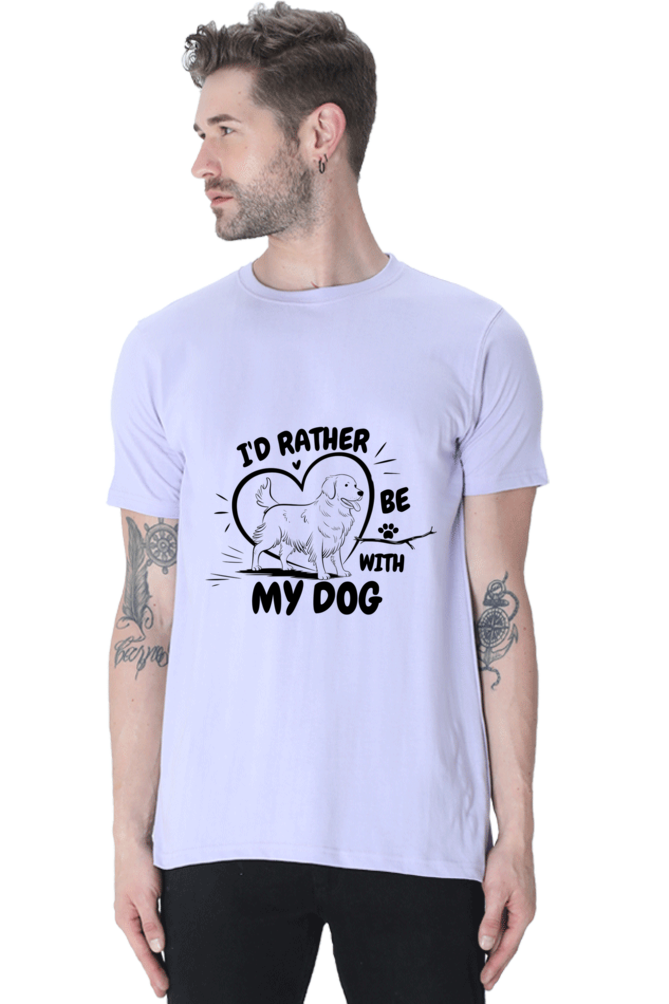 I'd Rather be with my dog T-shirt