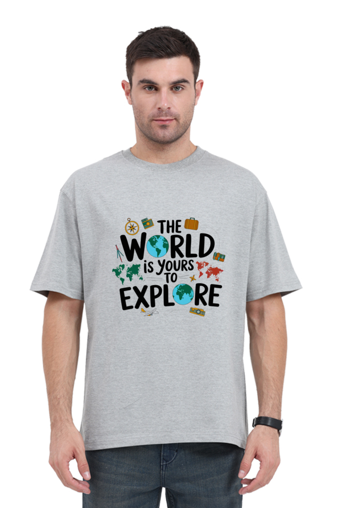 The world is yours to explore Oversized T-Shirt