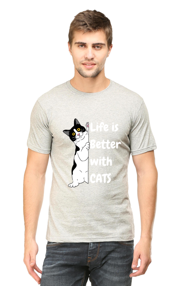 Life is better with cats T-shirt