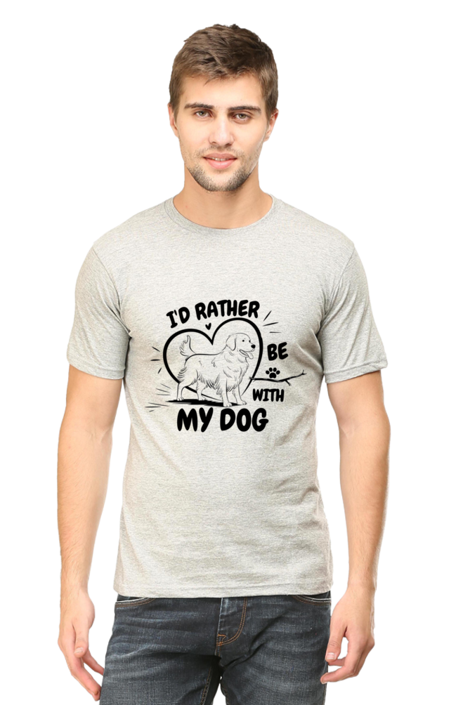 I'd Rather be with my dog T-shirt