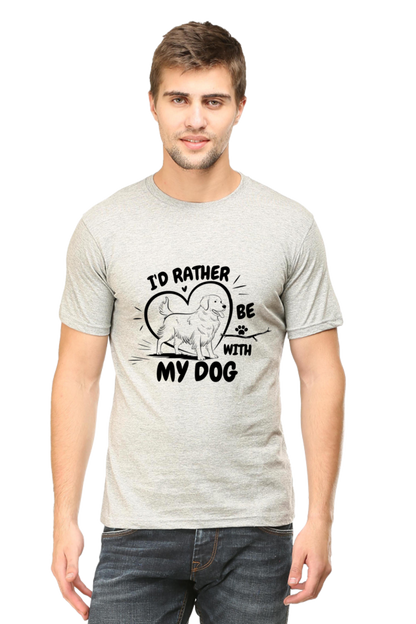 I'd Rather be with my dog T-shirt