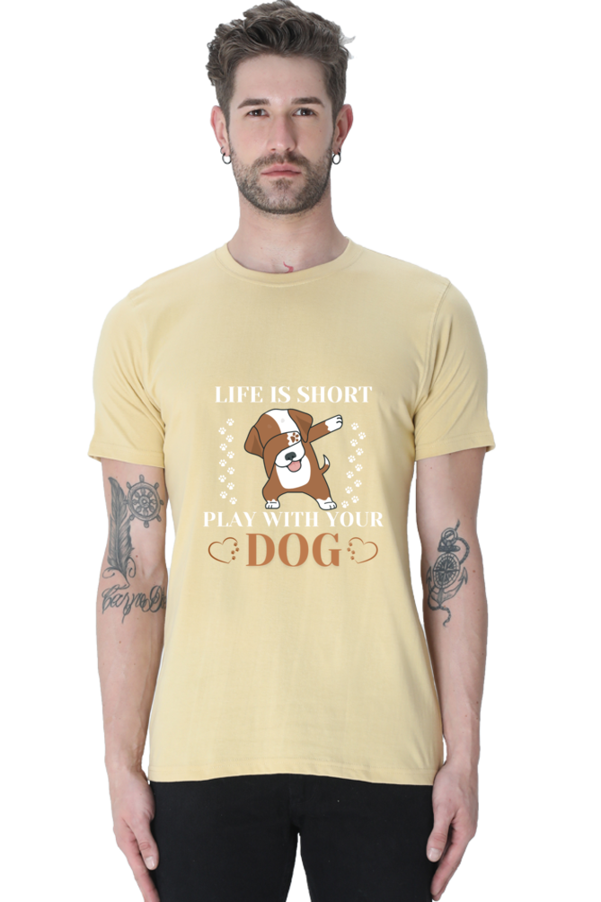 Life is Short Play With Your Dog T-shirt