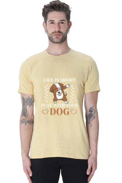 Life is Short Play With Your Dog T-shirt