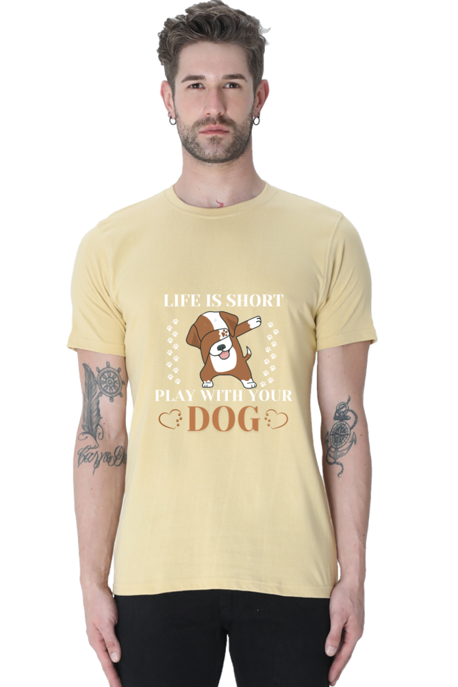 Life is Short Play With Your Dog T-shirt