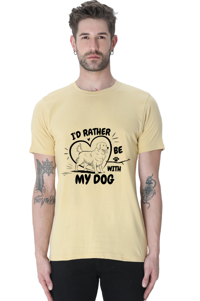 I'd Rather be with my dog T-shirt