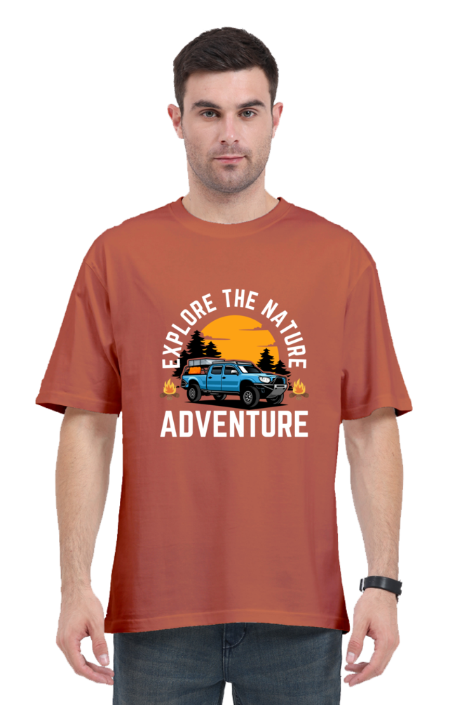 Explore the nature, adventure Oversized T-Shirt