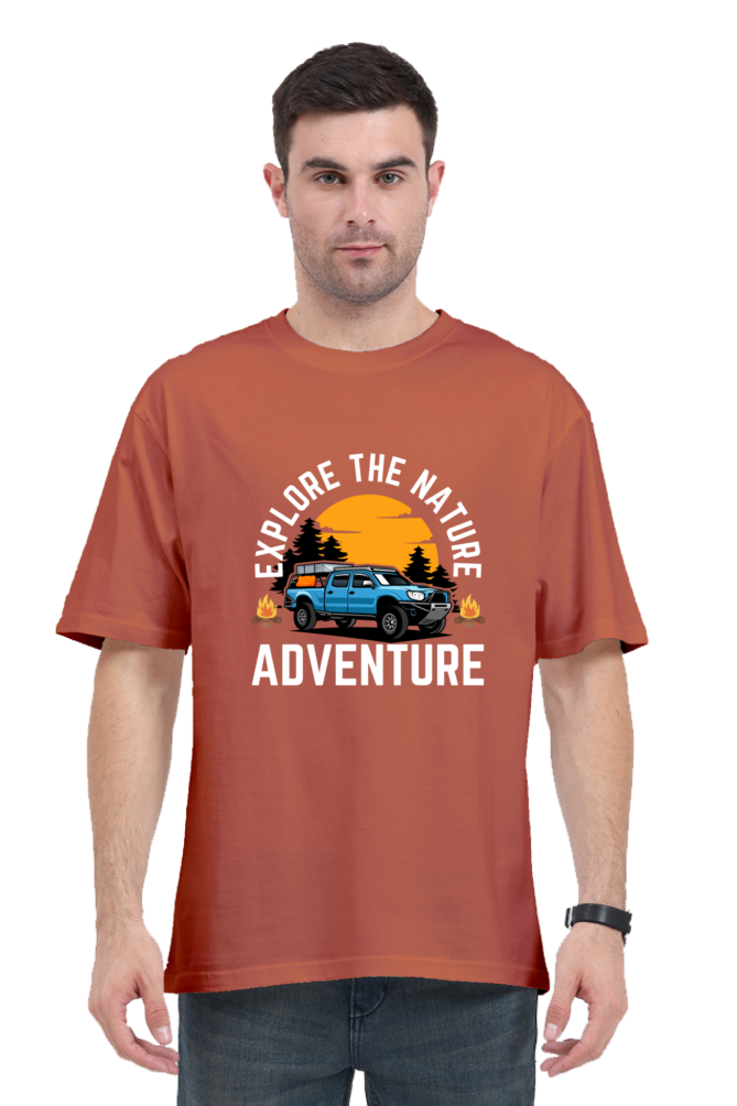 Explore the nature, adventure Oversized T-Shirt