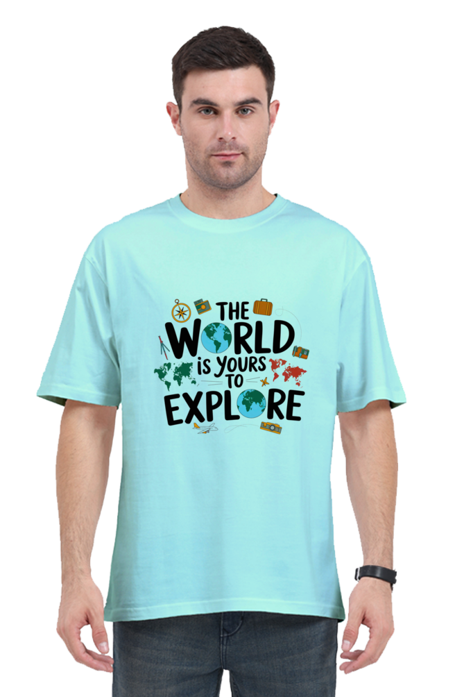 The world is yours to explore Oversized T-Shirt