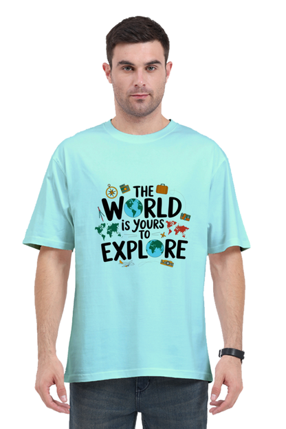 The world is yours to explore Oversized T-Shirt