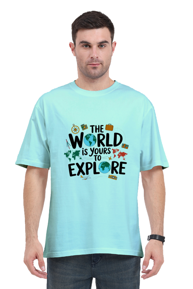 The world is yours to explore Oversized T-Shirt