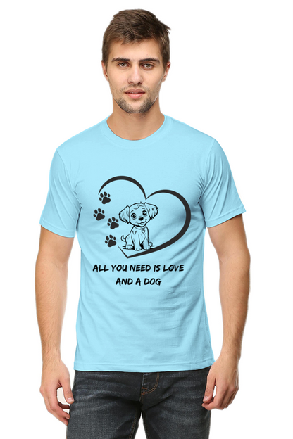 All you need is love and a dog T-shirt