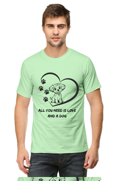 All you need is love and a dog T-shirt