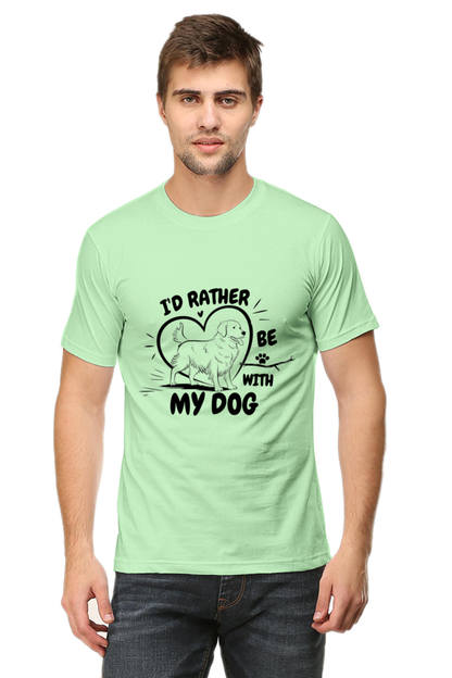 I'd Rather be with my dog T-shirt