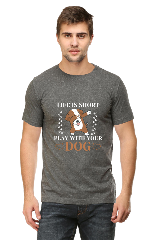 Life is Short Play With Your Dog T-shirt