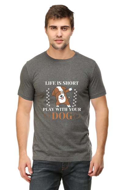 Life is Short Play With Your Dog T-shirt