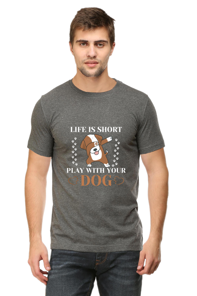 Life is Short Play With Your Dog T-shirt