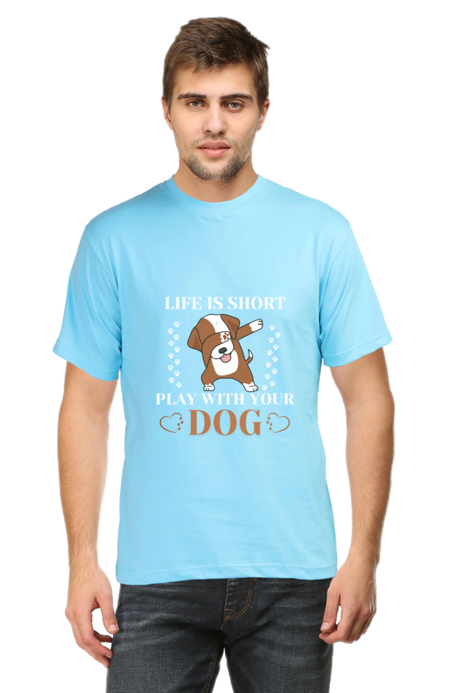 Life is Short Play With Your Dog T-shirt