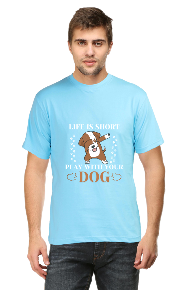 Life is Short Play With Your Dog T-shirt