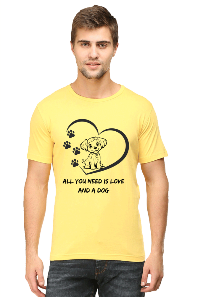 All you need is love and a dog T-shirt