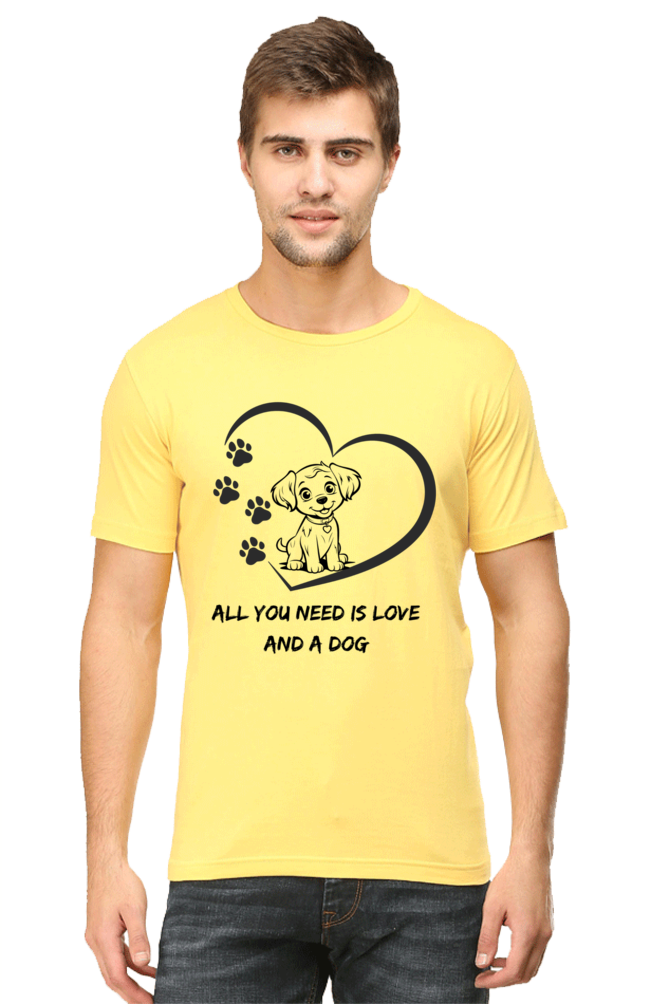 All you need is love and a dog T-shirt