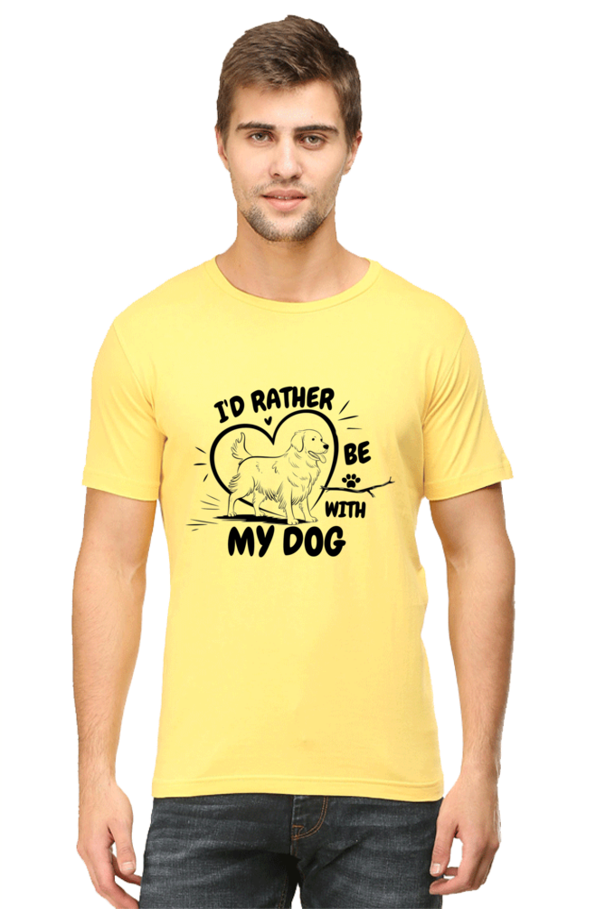 I'd Rather be with my dog T-shirt