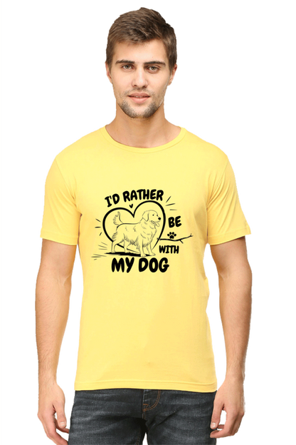 I'd Rather be with my dog T-shirt