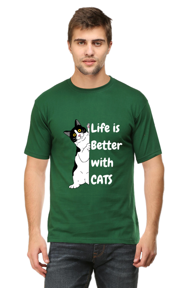 Life is better with cats T-shirt