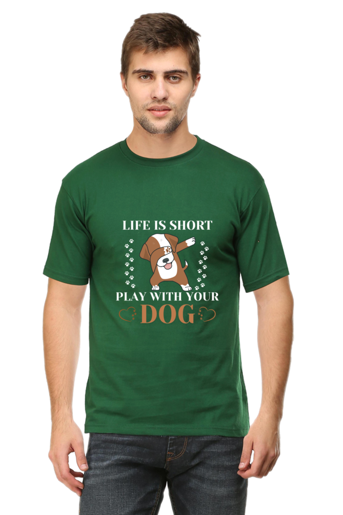 Life is Short Play With Your Dog T-shirt