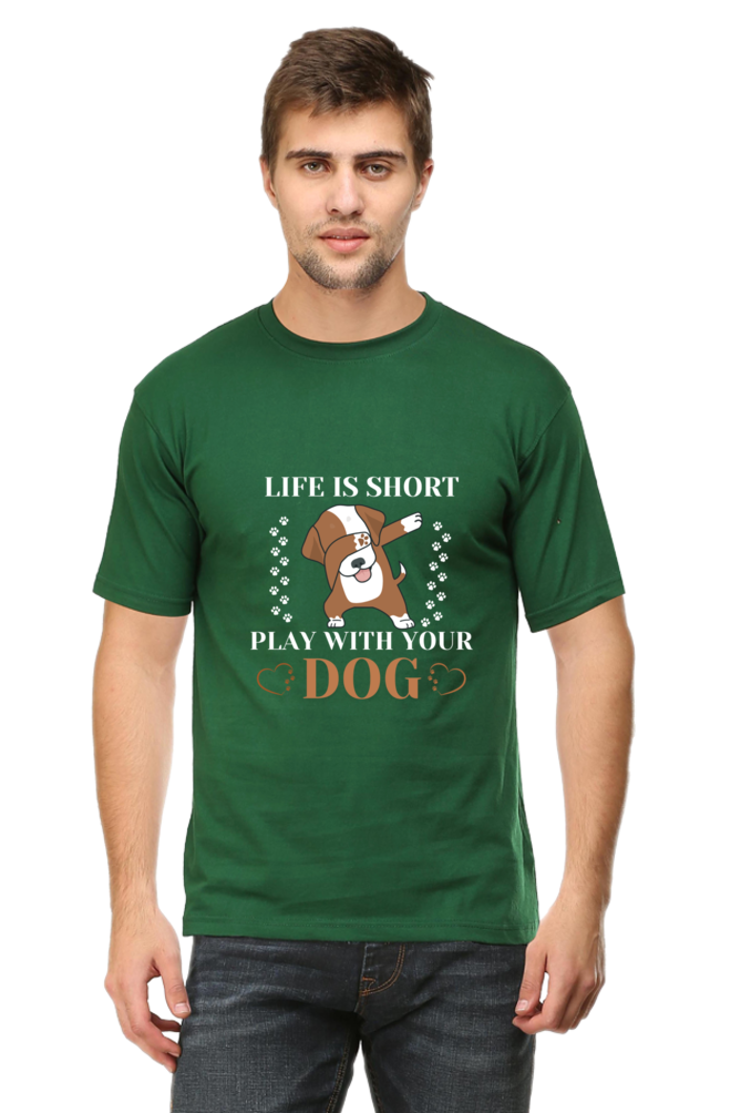 Life is Short Play With Your Dog T-shirt