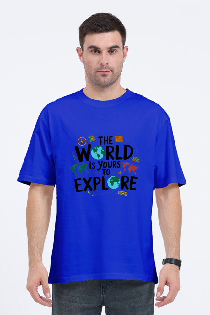 The world is yours to explore Oversized T-Shirt