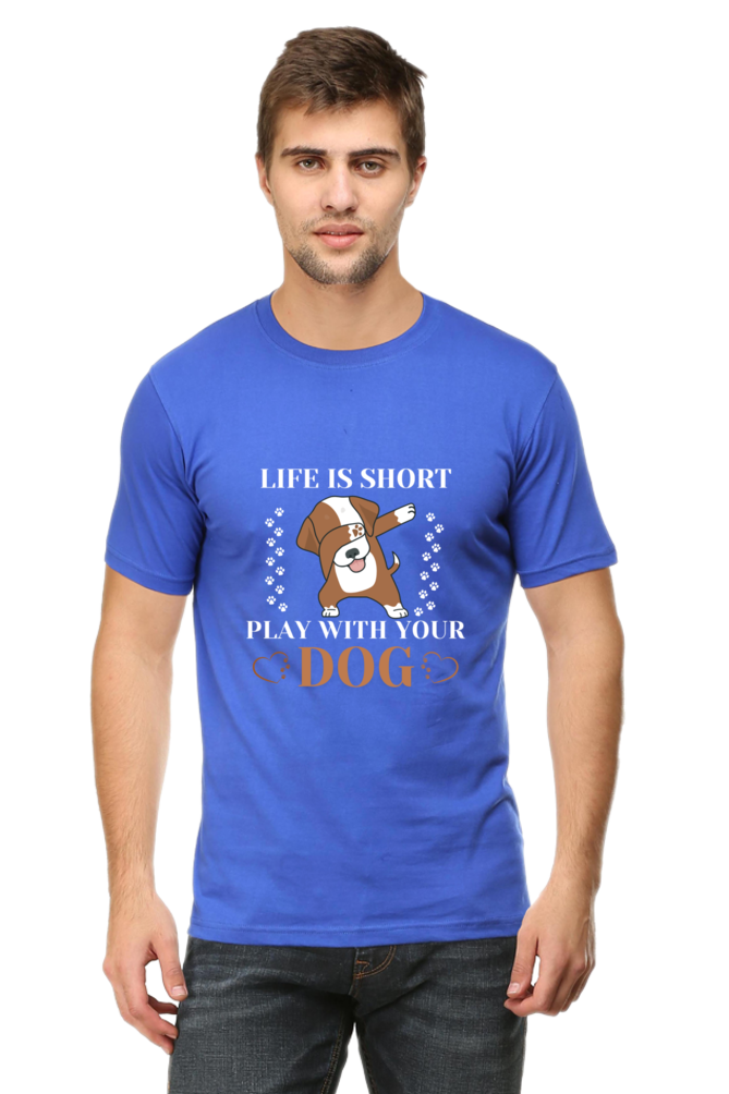 Life is Short Play With Your Dog T-shirt