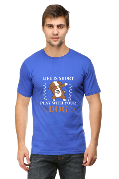 Life is Short Play With Your Dog T-shirt